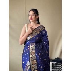 Semi Silk Saree-BR-S-A0001