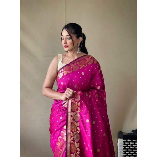 Semi Silk Saree-BR-S-A0001A