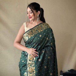 Semi Silk Saree-BR-S-A0001C