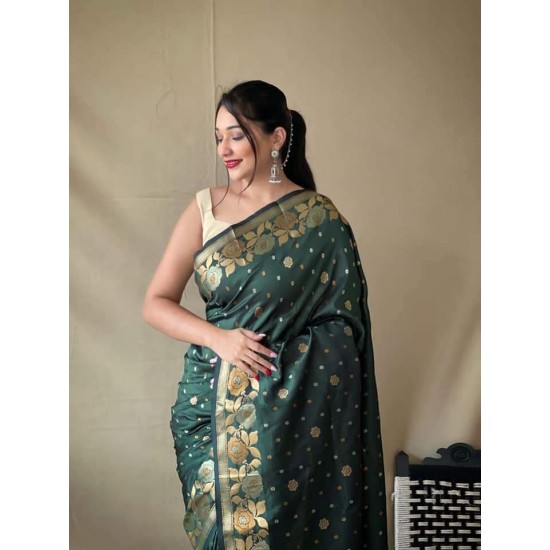 Semi Silk Saree-BR-S-A0001C