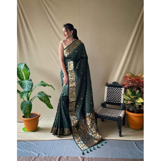 Semi Silk Saree-BR-S-A0001C